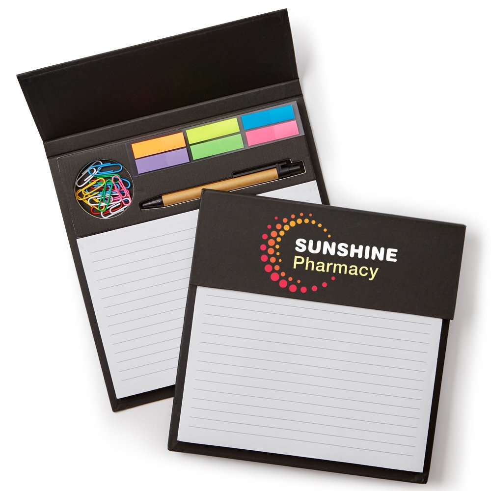 Eco Desktop Notepad & Organizer - Personalization Available