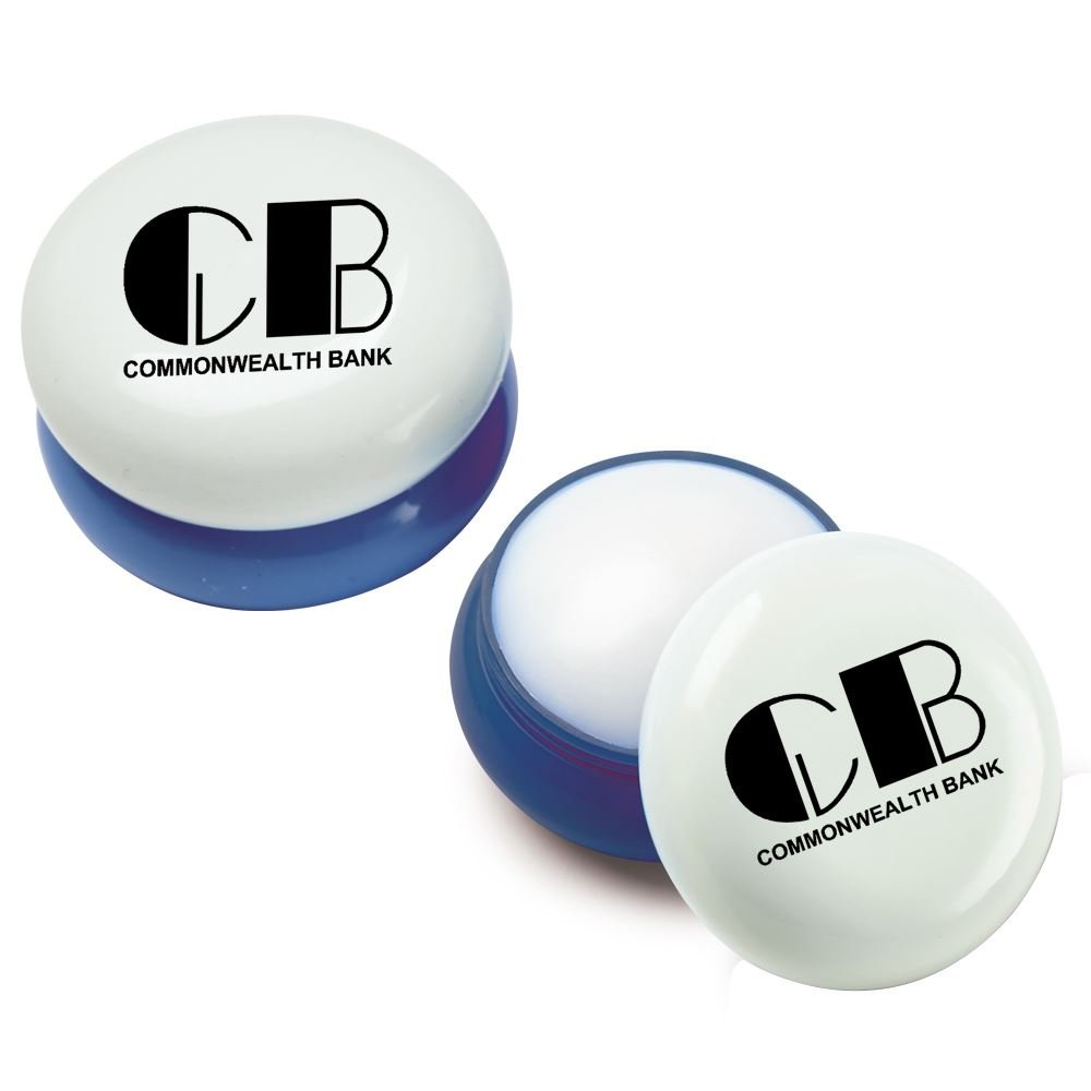 Red Round Lip Balm - Personalization Available
