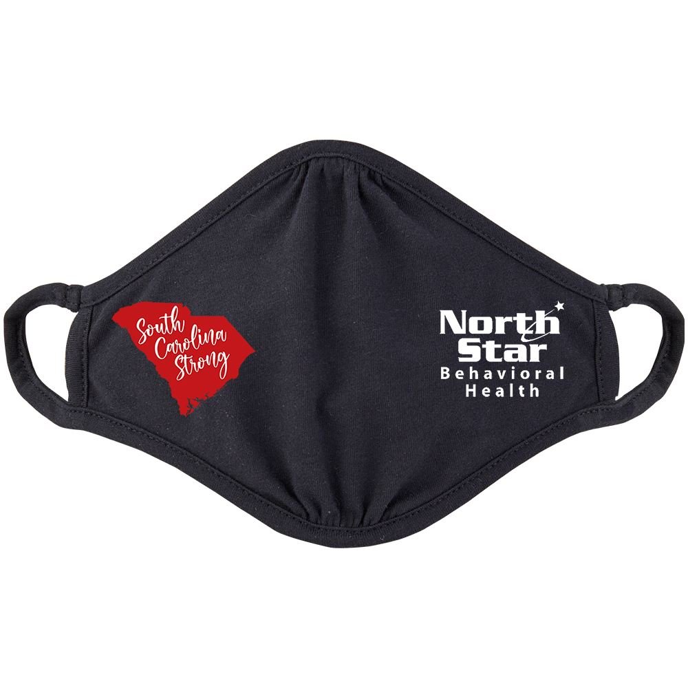 South Carolina Strong 2-Ply 100% Cotton Mask - Personalization Available