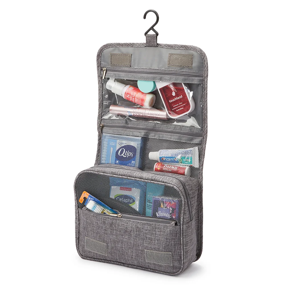 hanging travel toiletry bag near me Vera Bradley Bags | Vera Bradley Organizer | Color: Black | Size: Os you can remove it if its too long for you and use it as a separate bag Backpacker Toiletry Kit | Hanging
