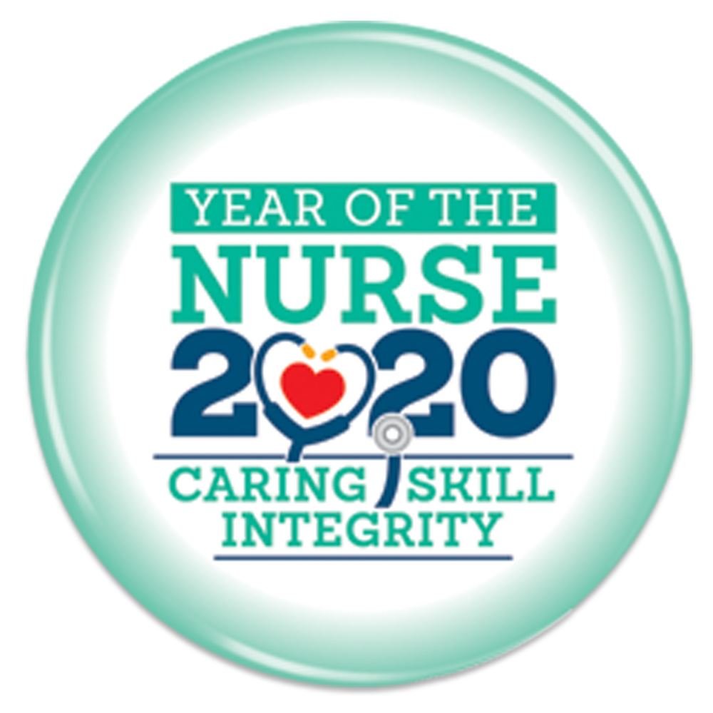 Year Of The Nurse Buttons - Pack of 50