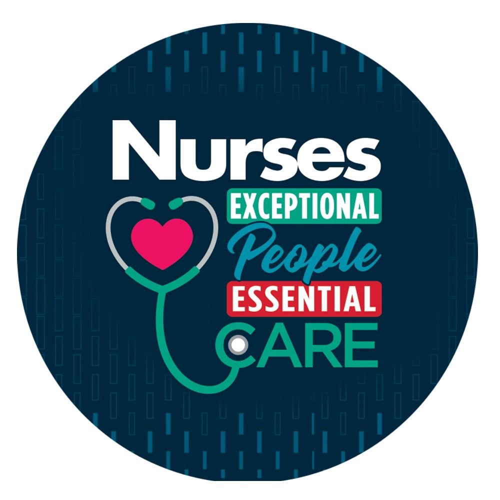 Nurses: Exceptional People, Essential Care Button