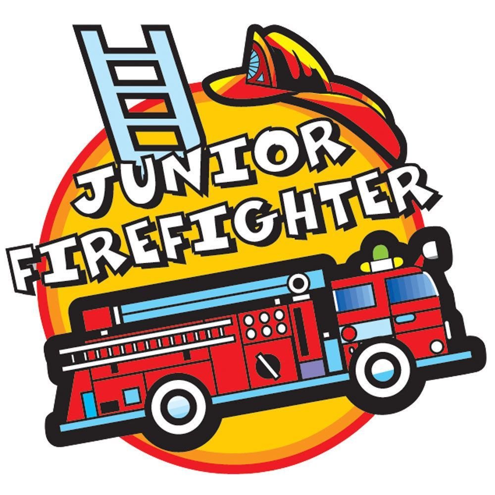 Logo Jr. Fire Junior Firefighter Temporary Tattoo (Fire Truck) | Positive Promotions