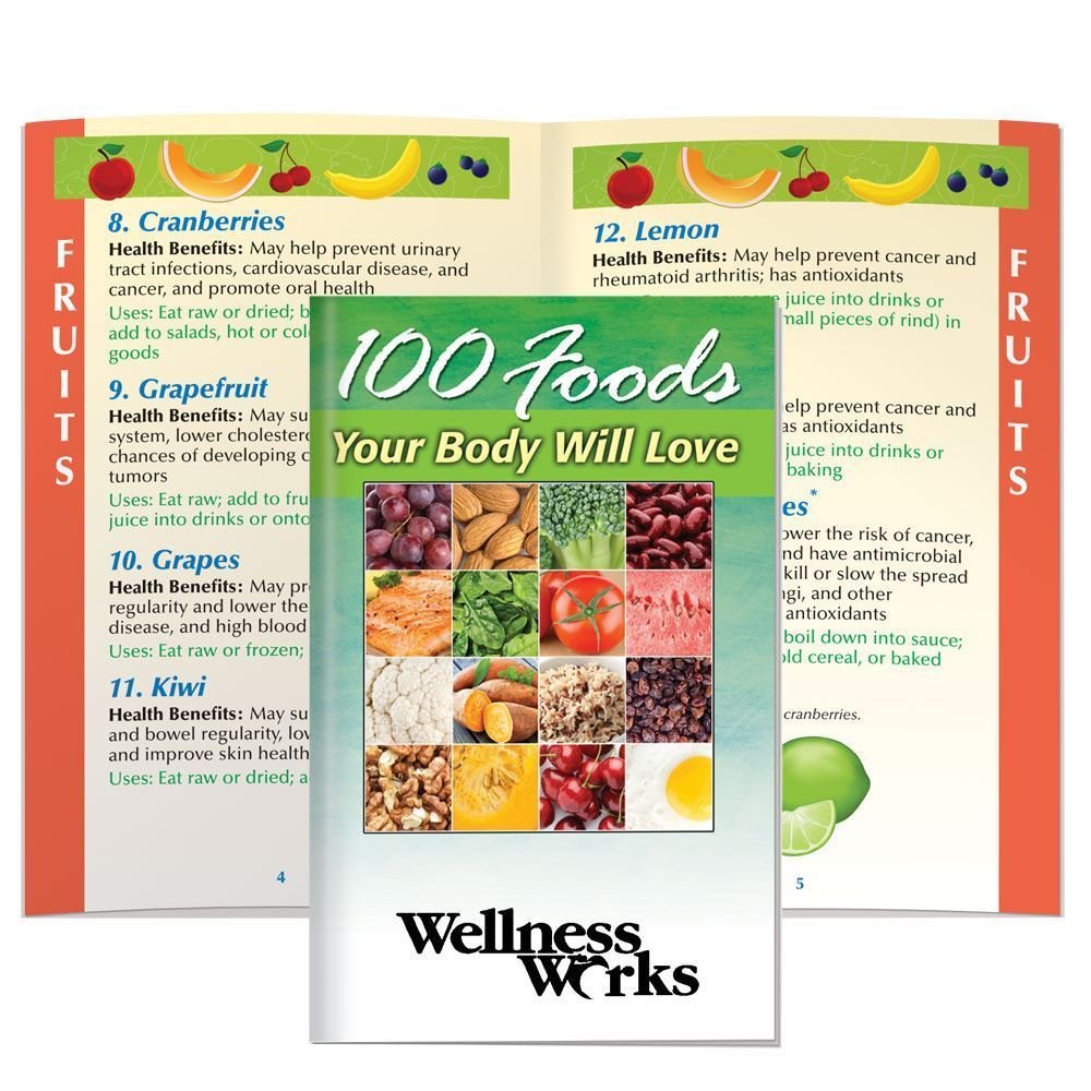 100 Foods Your Body Will Love Handbook - Personalization Available