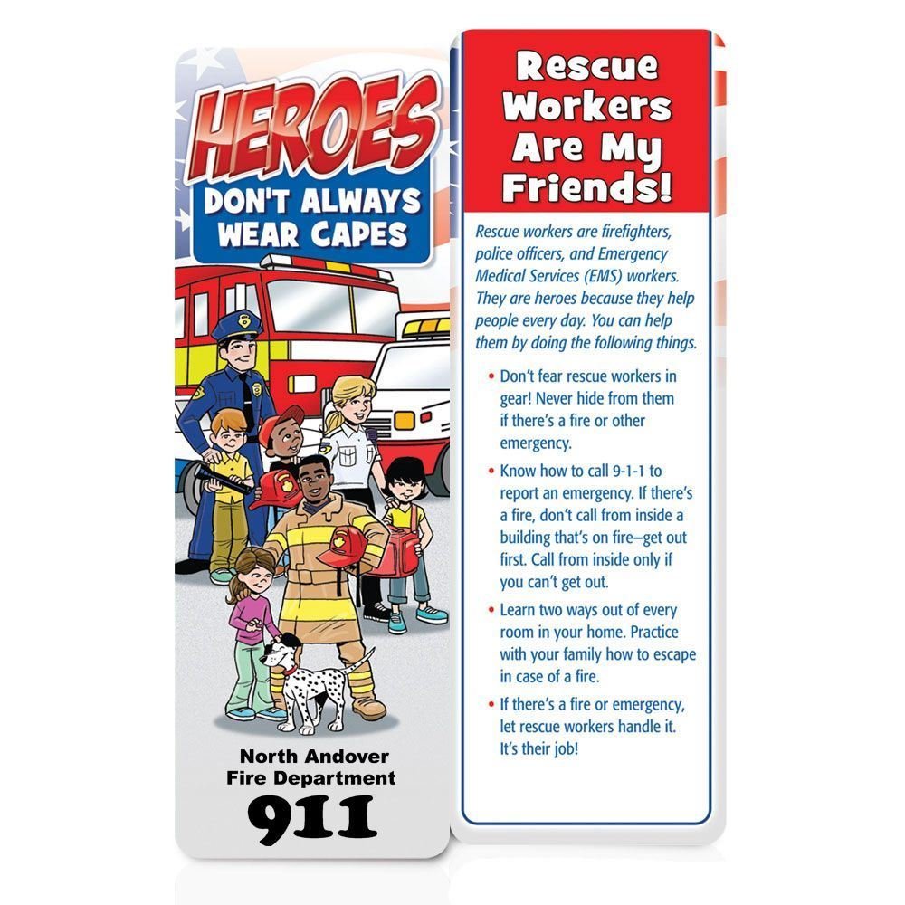 Heroes Don't Always Wear Capes Bookmarks - Personalization Available
