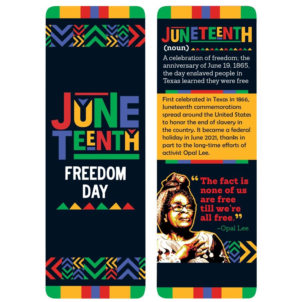 Juneteenth Bookmark - Pack of 50
