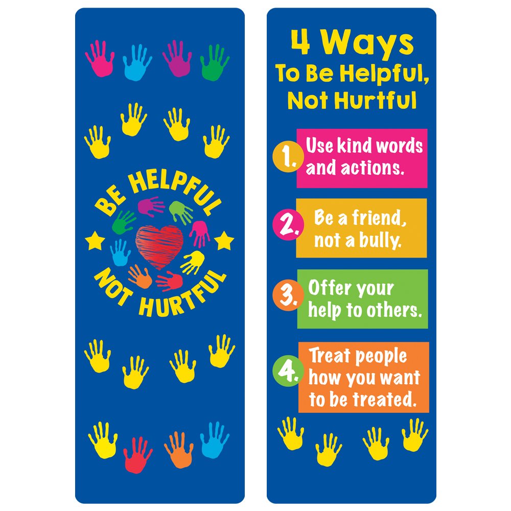 Be Helpful, Not Hurtful Bookmark - Pack of 100
