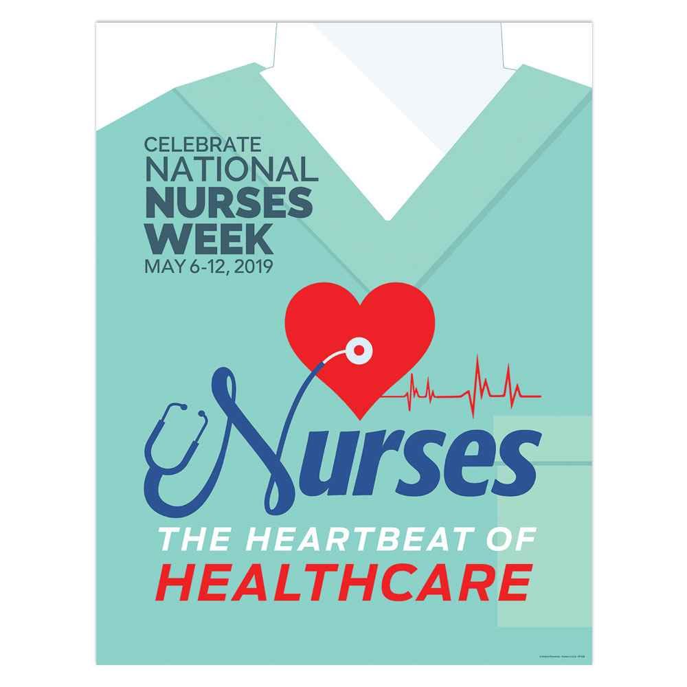 Nurses: The Heartbeat Of Healthcare Nurses Week Event Poster
