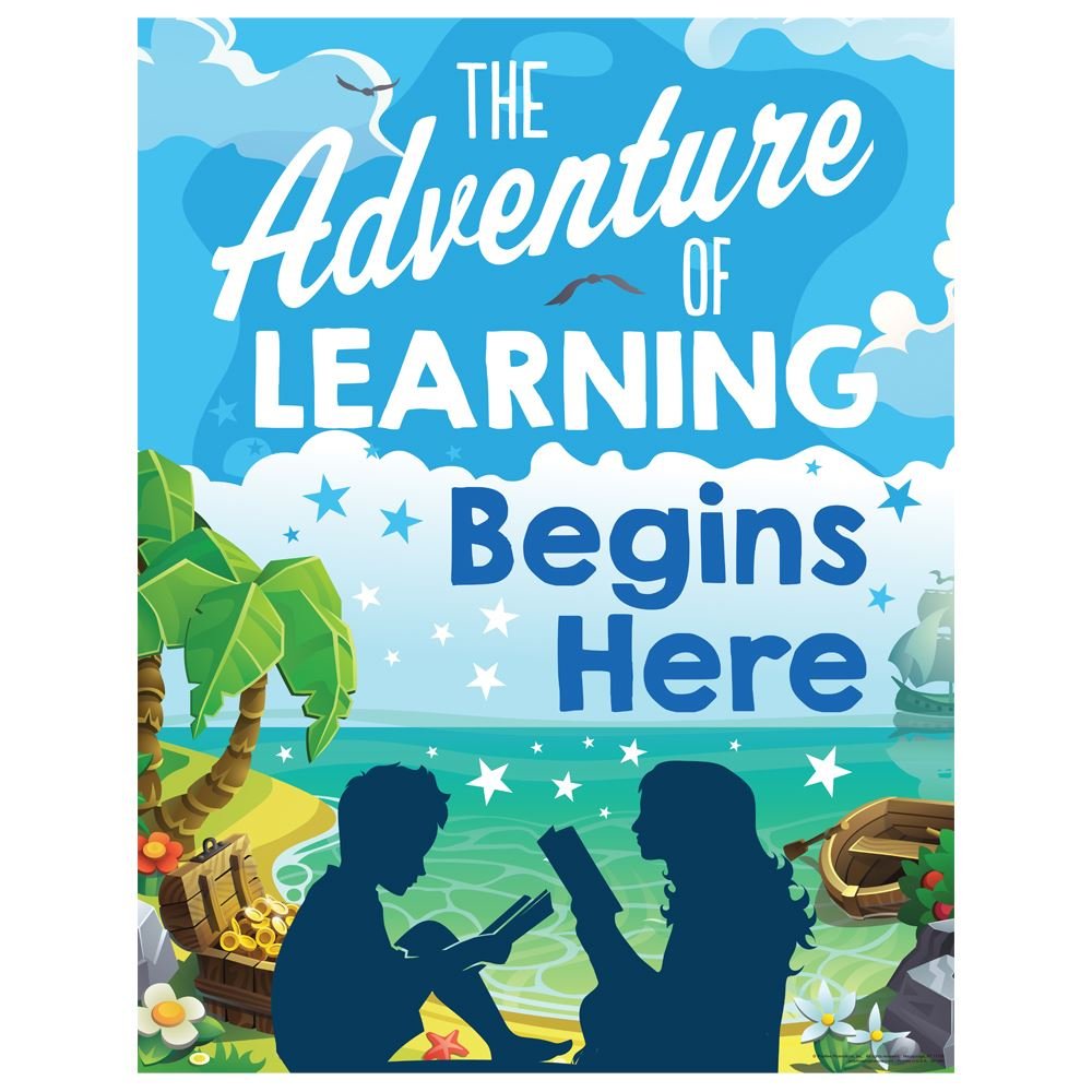 The Adventure Of Learning Begins Here Event Week Poster - 3 Pack ...
