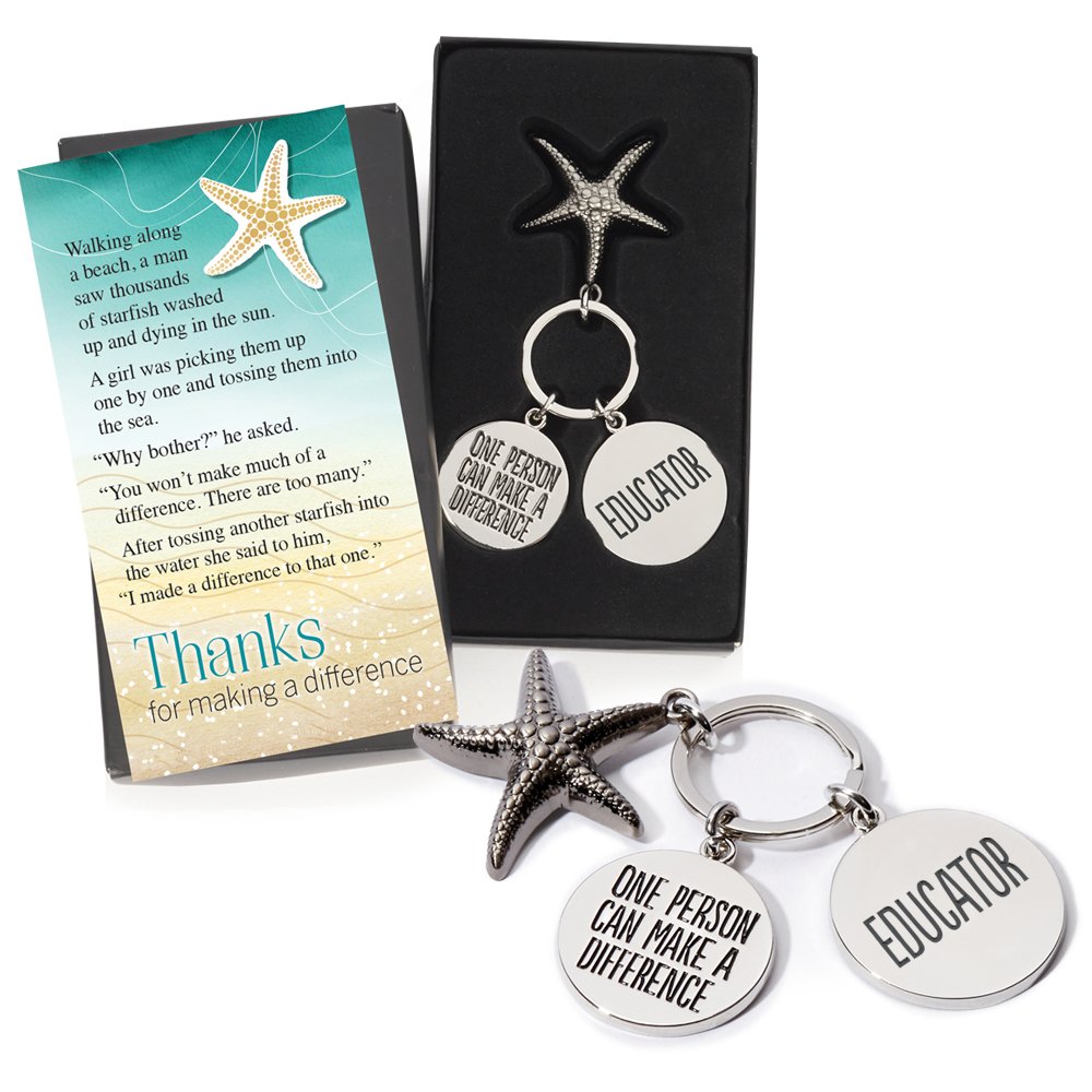 Educator/One Person Can Make A Difference Key Tag with Keepsake Card