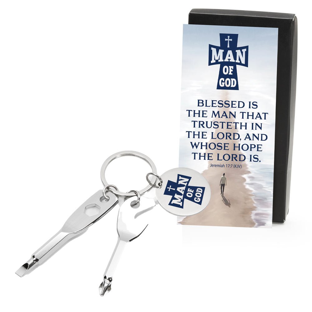 Man of God 4-in-1 Key Ring Tool