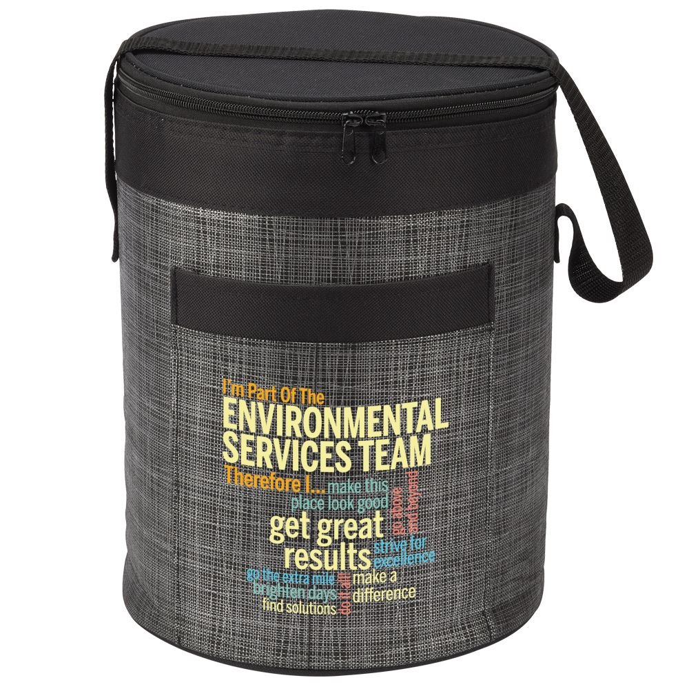 I'm Part Of The Environmental Services Team Therefore I... Brookville Barrel Cooler Bag