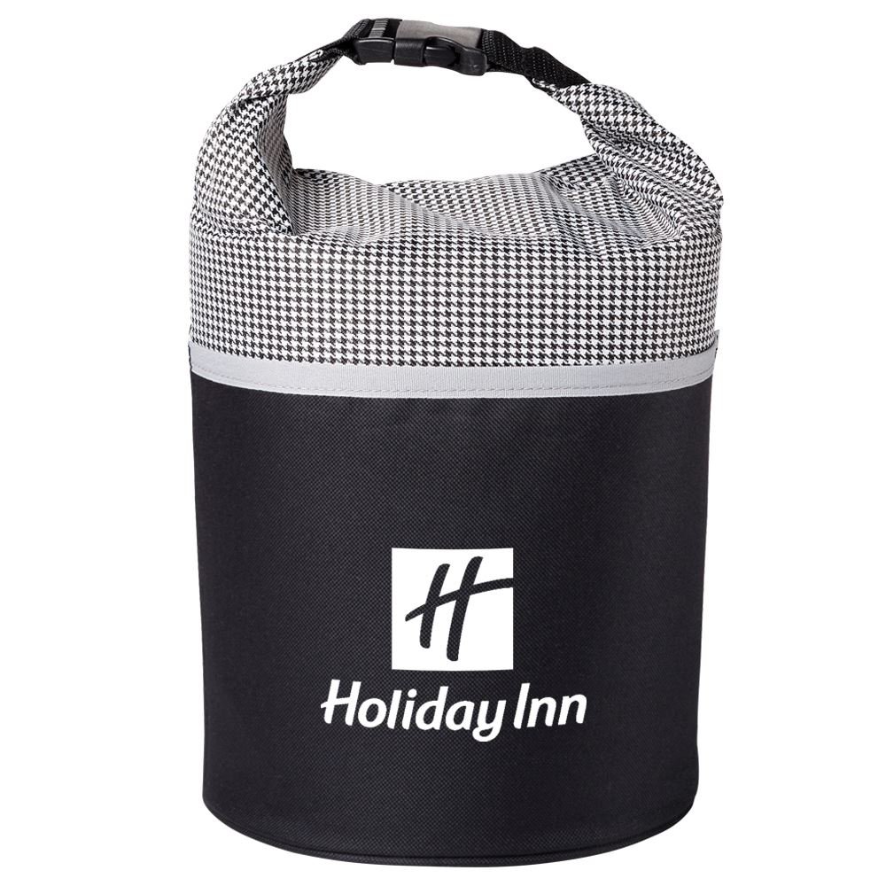 Houndstooth/Black Bellmore Cooler Lunch Bag - Personalization Available