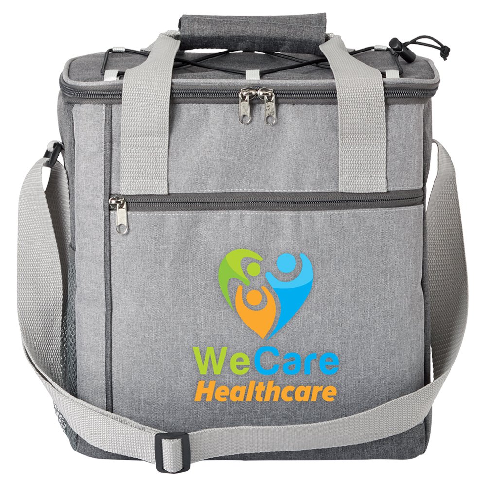 Riley 16-Can Heathered Lunch/Cooler Bag - Personalization Available