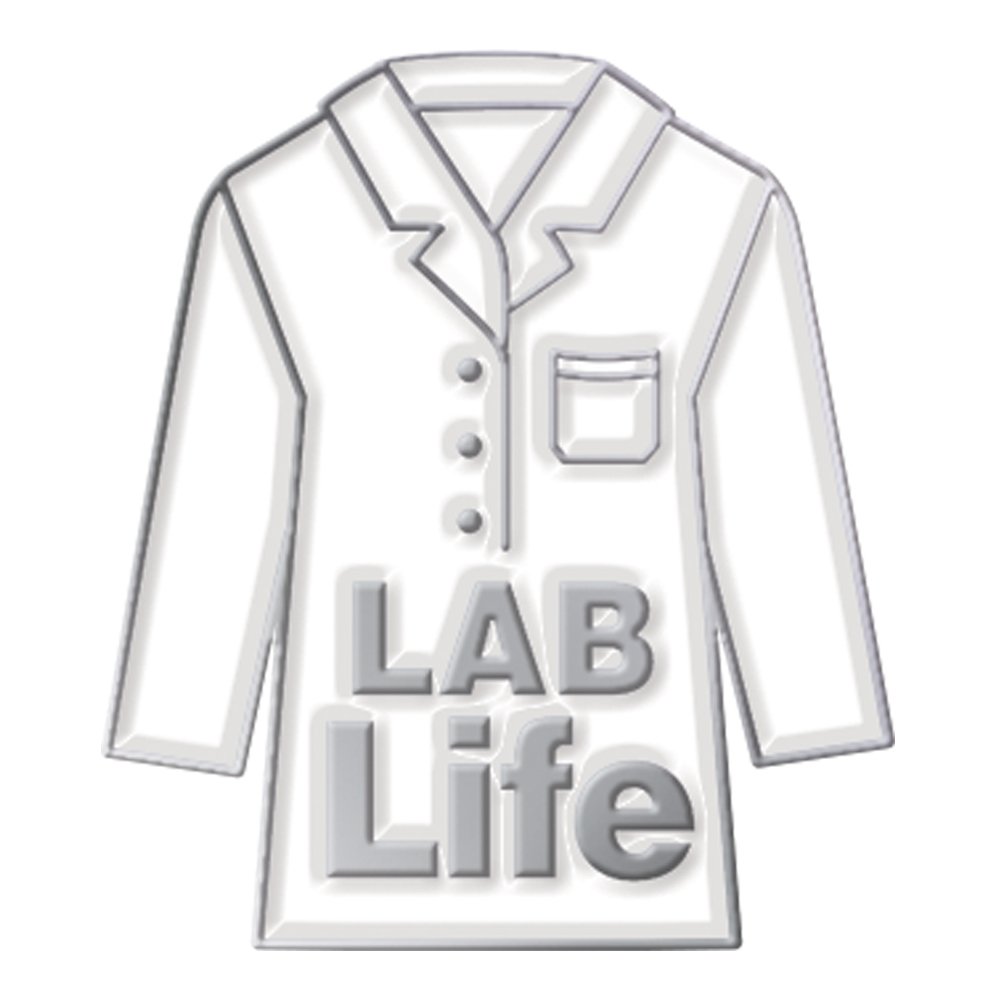 Lab Life Lab Coat Lapel Pin With Presentation Card | Positive Promotions