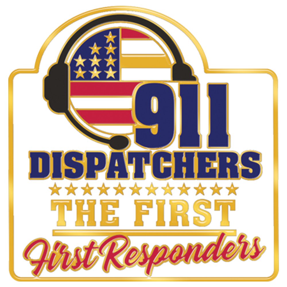 The First Dispatch 911 Dispatchers: The First First Responders Lapel Pin with Presentation ...