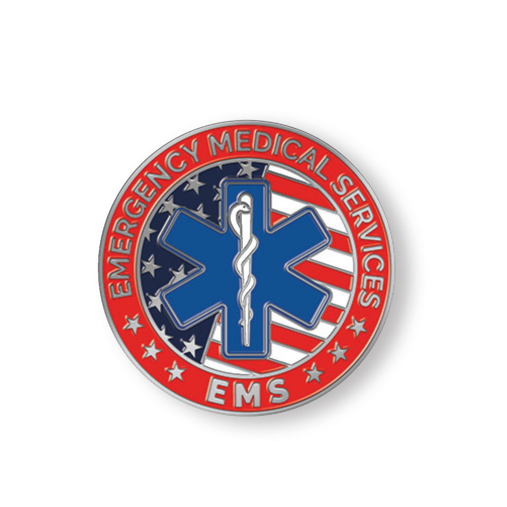 EMS: Emergency Medical Services Lapel Pin With Presentation Card ...