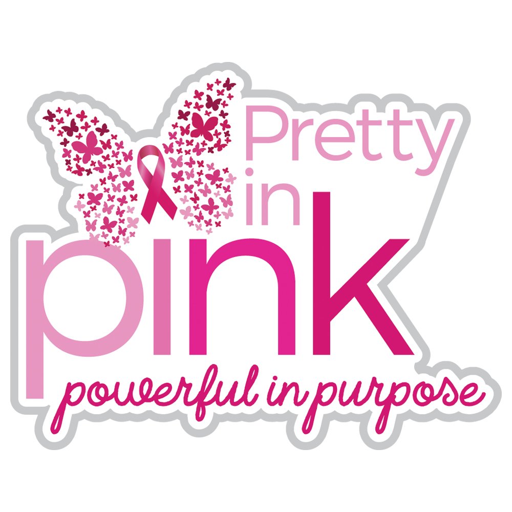 Pretty in Pink, Powerful in Purpose Lapel Pin With Presentation Card