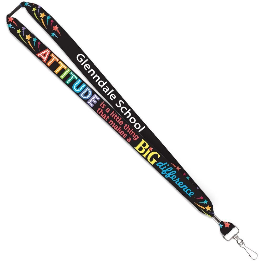 Attitude Is A Little Thing That Makes A Big Difference Lanyard - Personalization Available