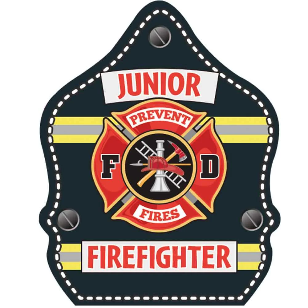 Assorted Fire Helmet Shield 4-On-A-Roll Stickers - Roll of 200 | Positive  Promotions, image size:1000x1000