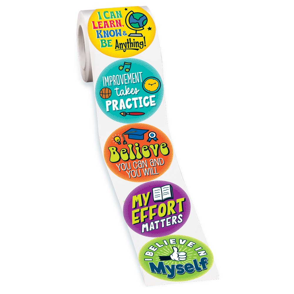 Positive Effort Stickers-On-A-Roll - Roll of 200 | Positive Promotions