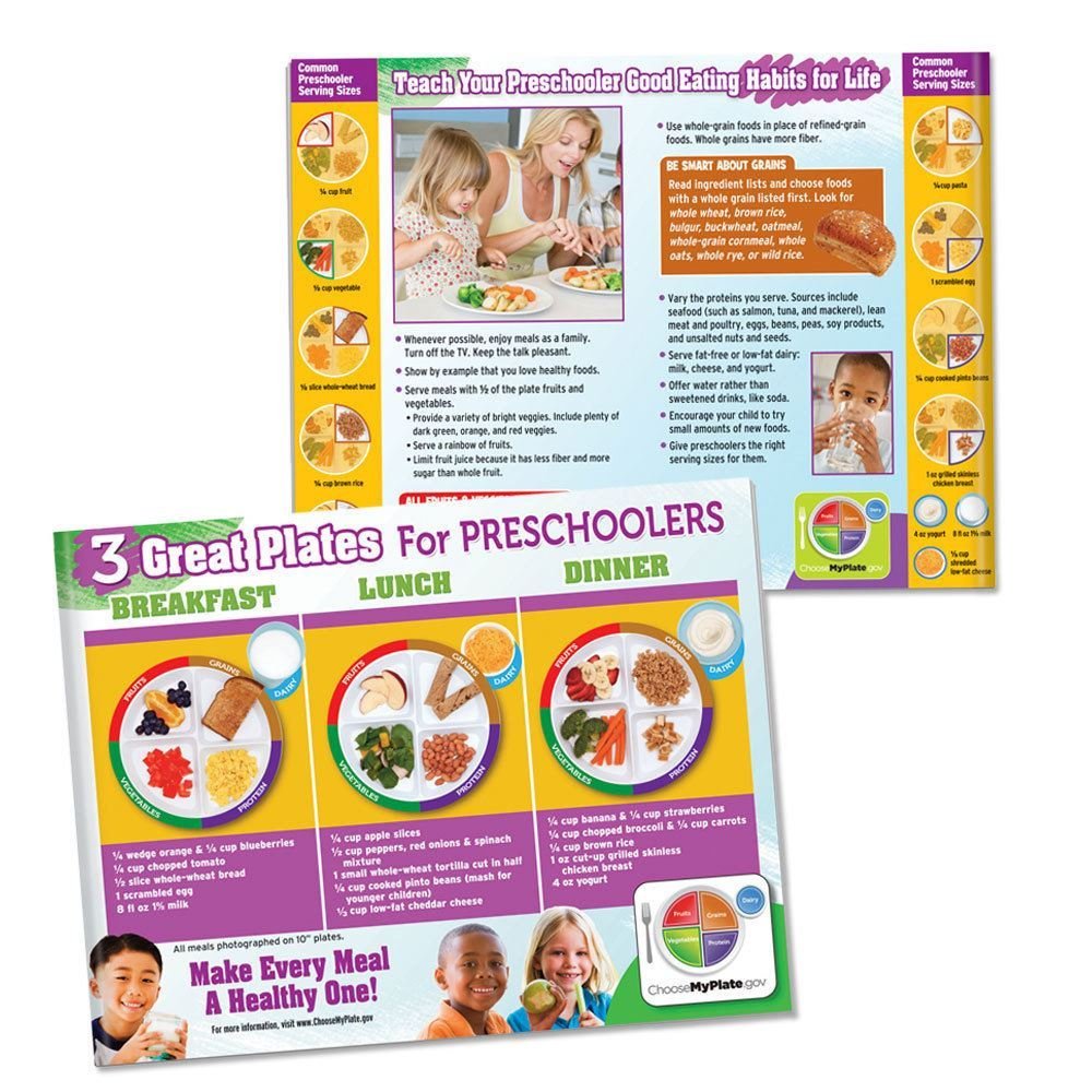 3 Great Plates For Pre-Schoolers 56-Page Tablet