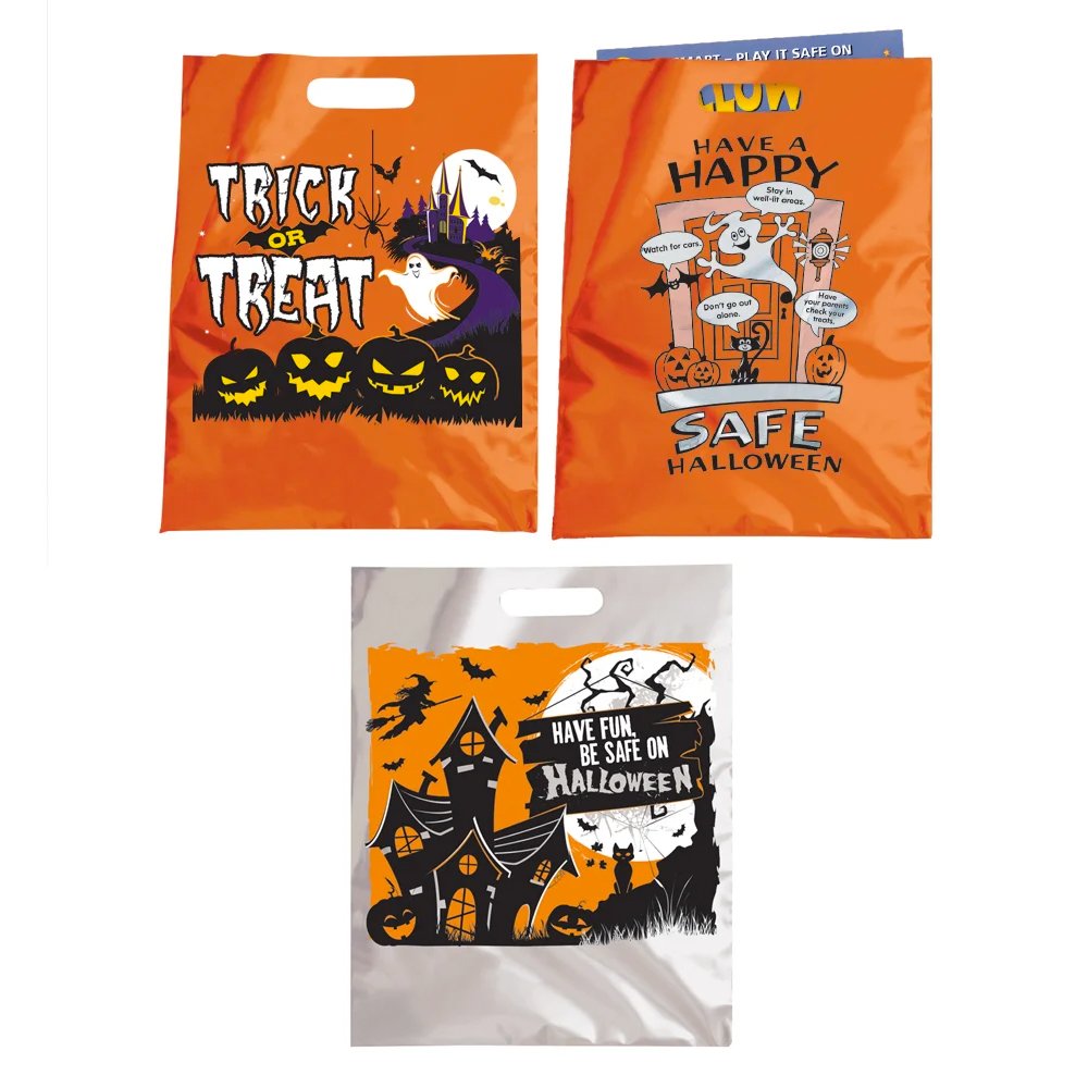 Reflective Halloween Trick-Or-Treat Bag Assortment - Pack of 200