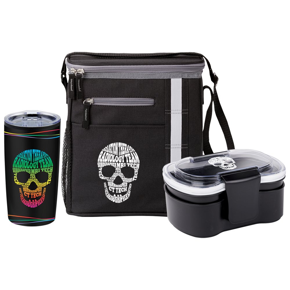Radiology Team Skull Word Cloud Teton Stainless-Steel Tumbler, Lunch ...