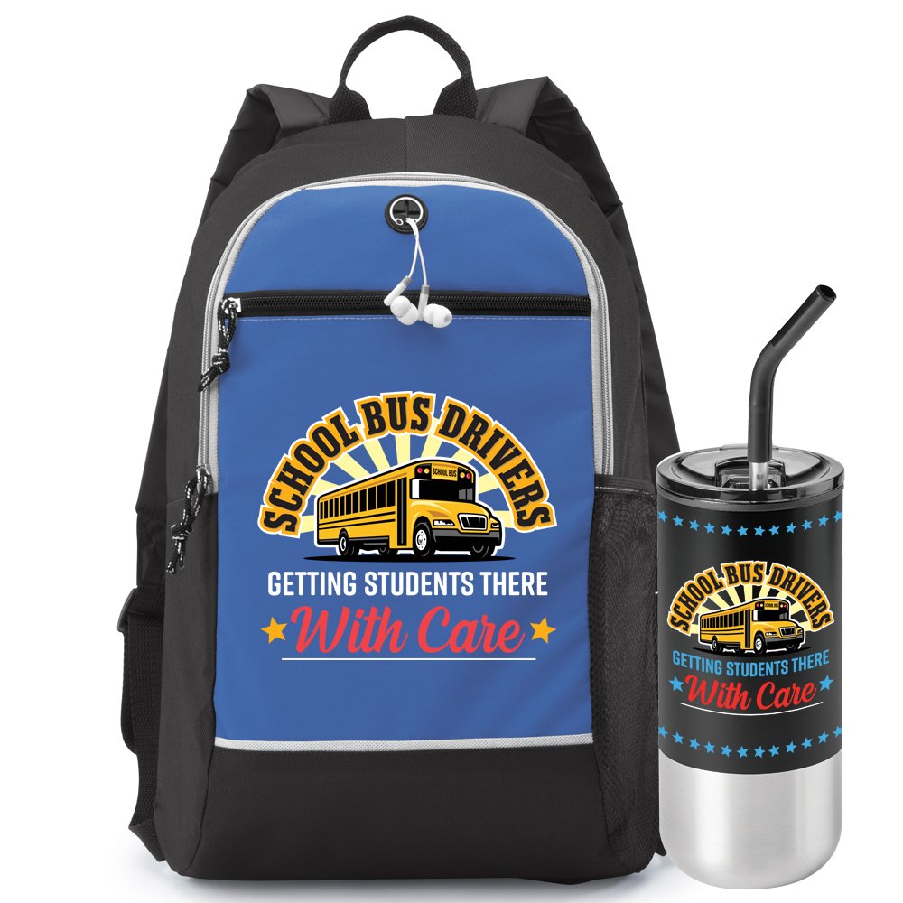 Student Driver Pack Pack School Bus Drivers: Getting Students There With Care Bayside Backpack ...