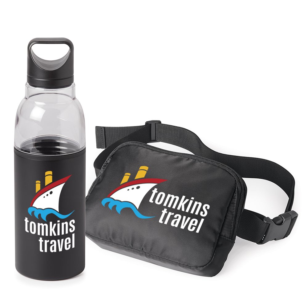 Ultimate 2-in-1 Sedona Belt Bag & Weston Bottle & Tumbler Gift Set - Personalization Available