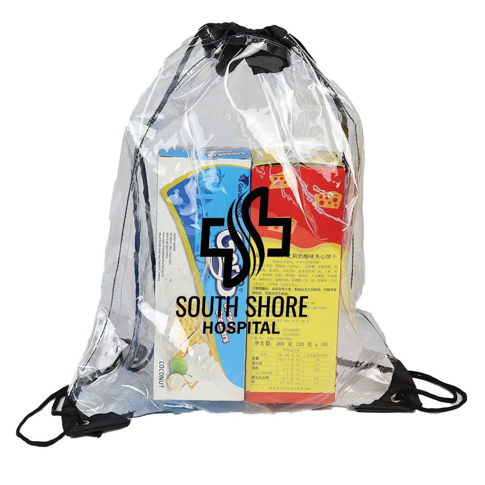 Clarity Clear Drawstring Backpack - Personalization Available ...