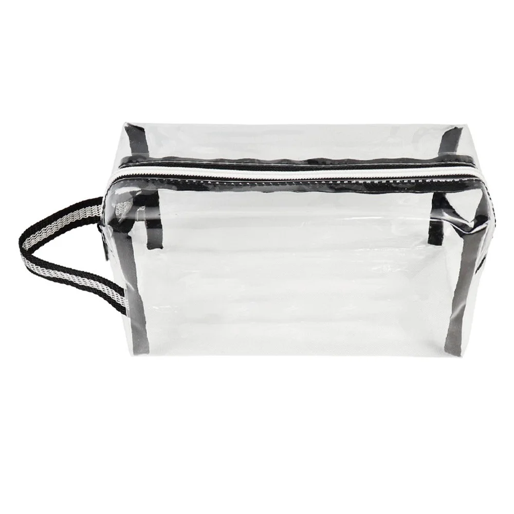 clear plastic travel toiletry bag TSA 3-1-1 Approved Toiletry Bag- 1 Qt. Traveling Bags This transparent case allows for easy visibility of your liquids and gels Clear Makeup Bags with Zipper