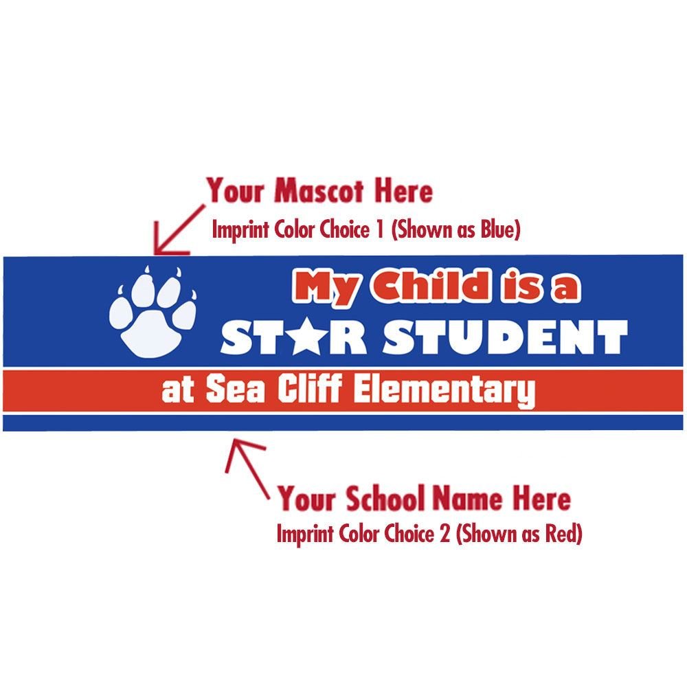 My Child Is A Star Student Bumper Sticker | Positive Promotions