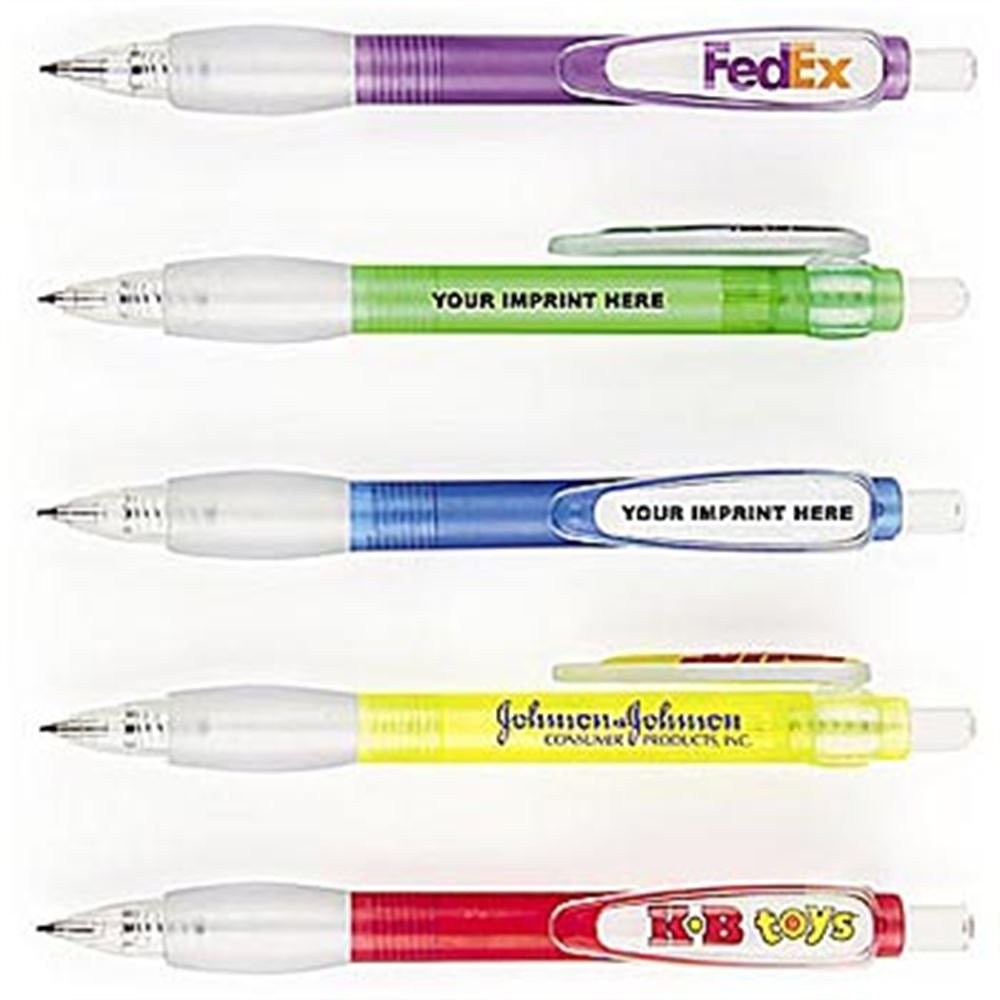 Comfort Grip Paddle Clip Pen - Personalization Available