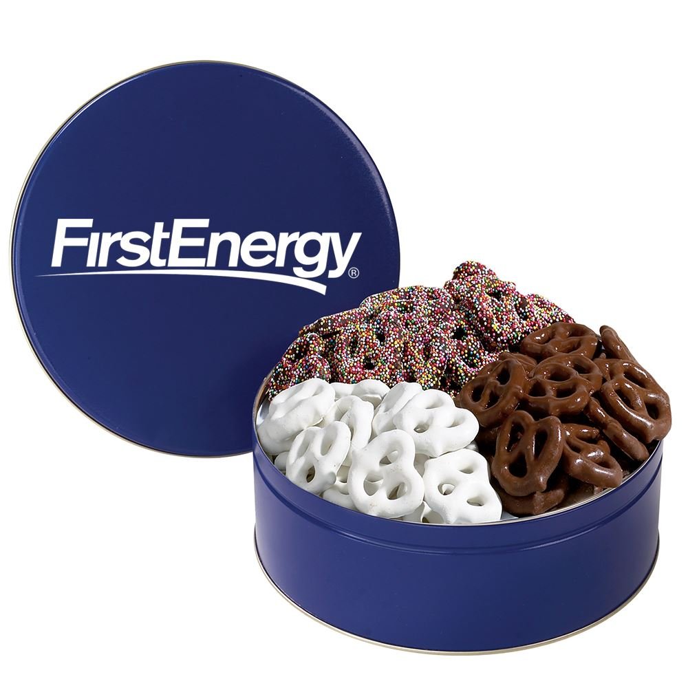 3-Way Pretzel Tin - Personalization Available