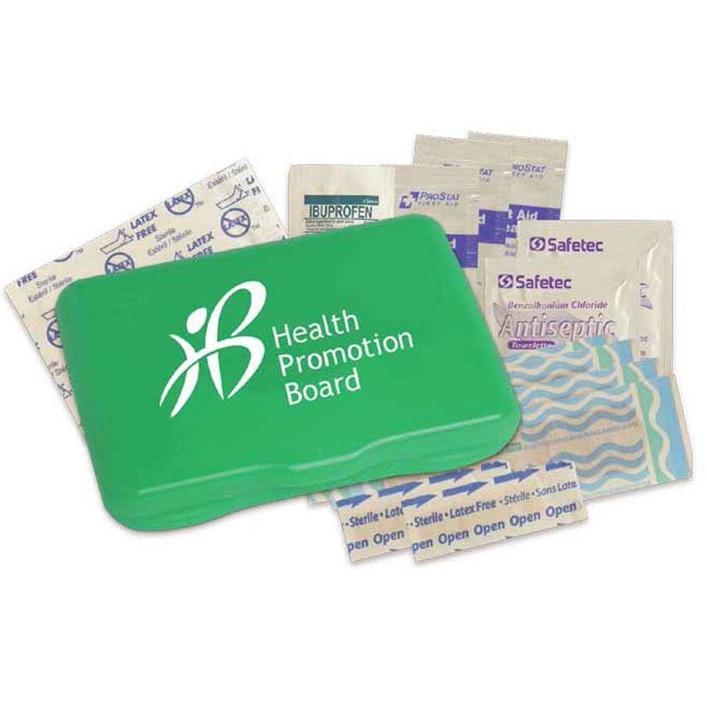 Contemporary Vinyl Slim Case First Aid Kit - Personalization Available