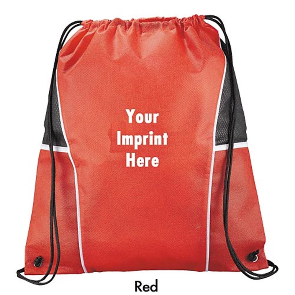 Diamond Drawstring Backpack - Personalization Available
