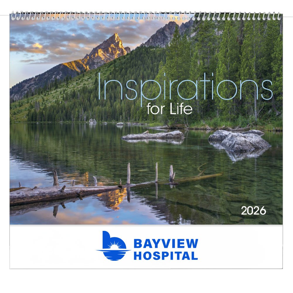 Inspirations For Life 2026 Spiral Wall Calendar - Personalization Available