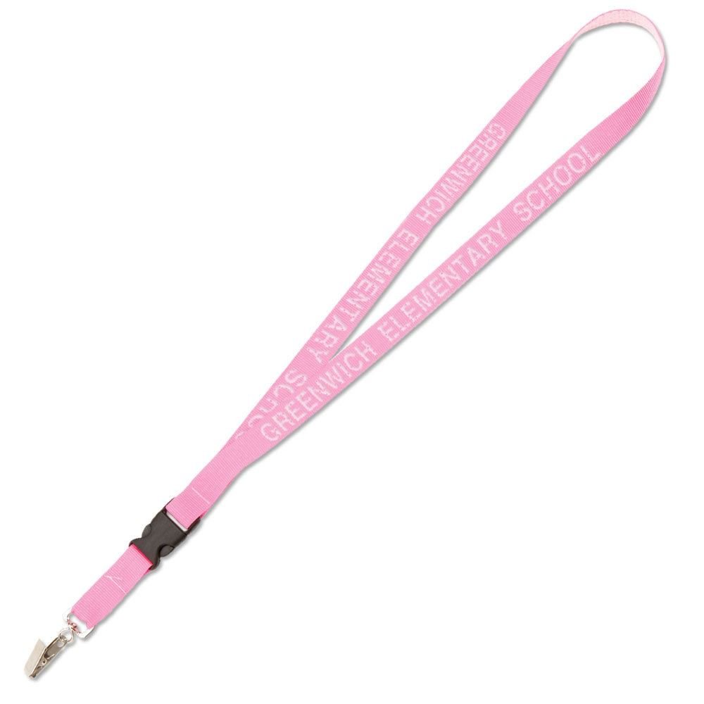 Classic Detachable Woven Lanyard - Personalization Available