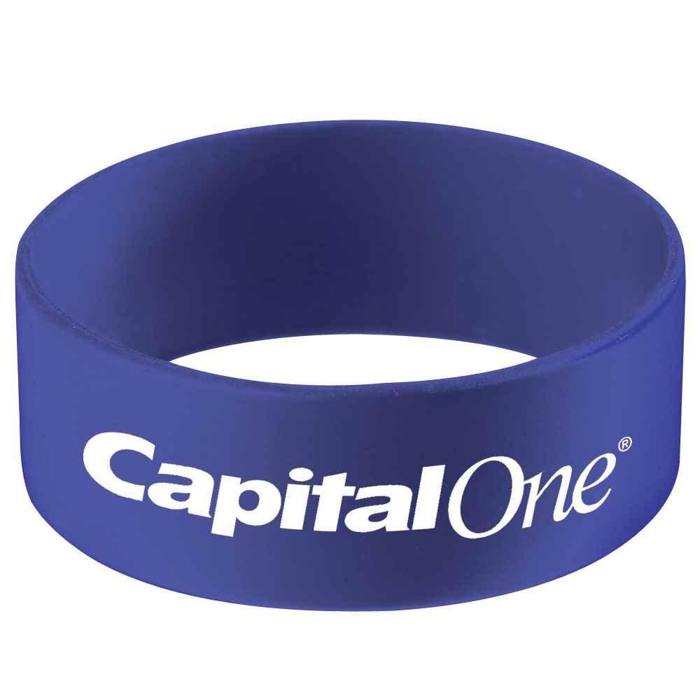 1" Wide Silicone Bracelet - Personalization Available
