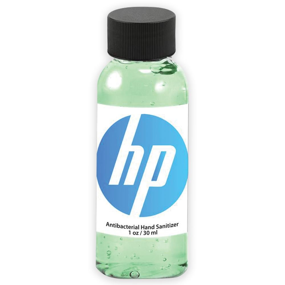 1-Oz. Antibacterial Hand Sanitizer Gel (Twist Off Cap) - Full-Color - Personalization Available