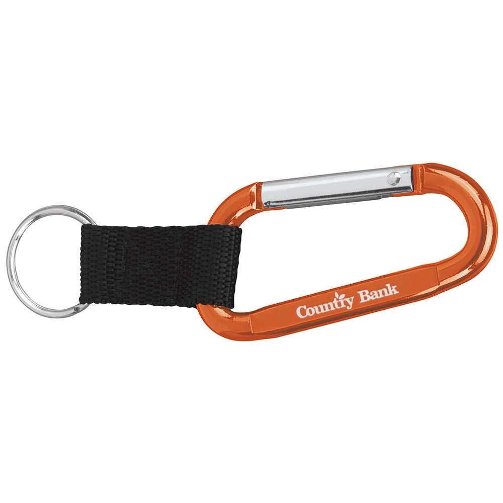 Anodized Carabiner - Laser-Engraved Personalization Available
