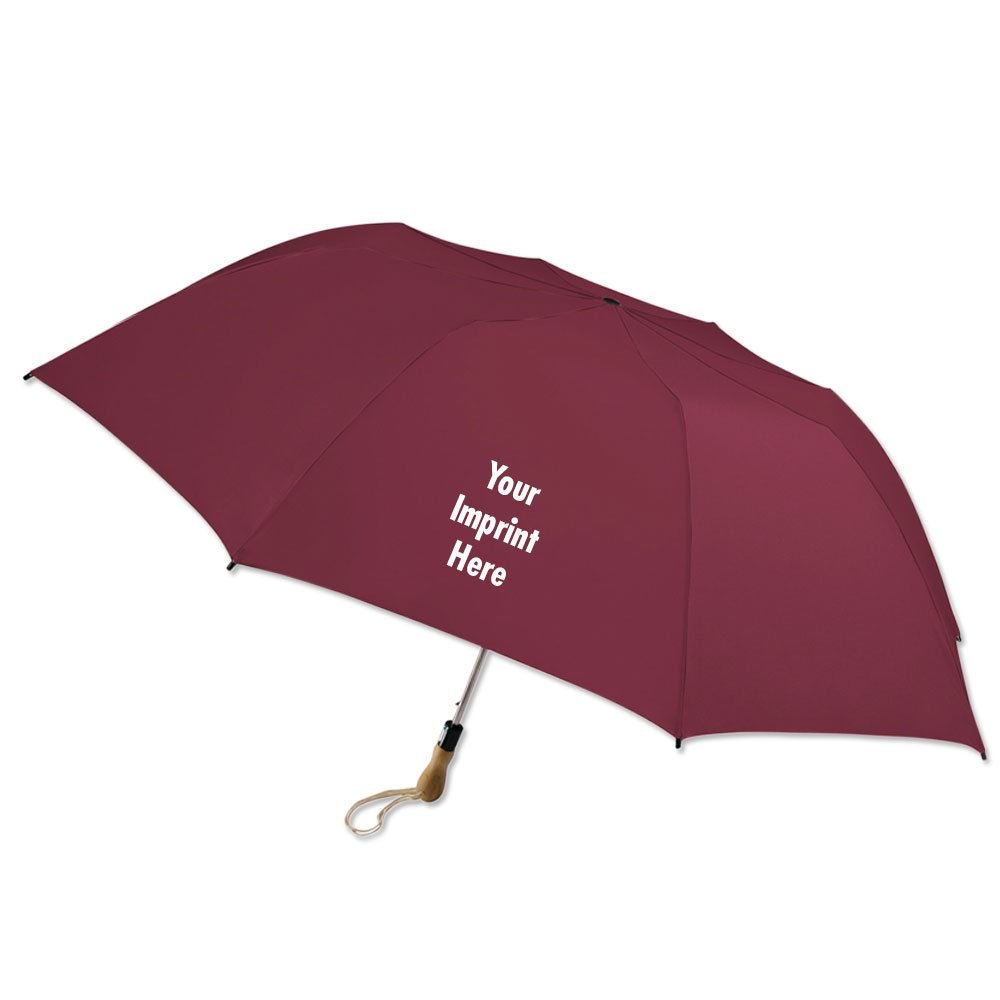 58" Arc Traveler Auto Open Folding Umbrella - Personalization Available