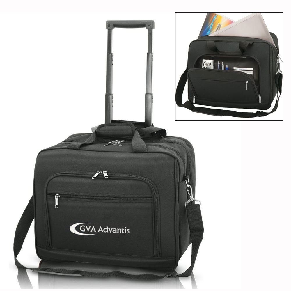 Sanford 15.4" Wheeled Laptop Case - Personalization Available