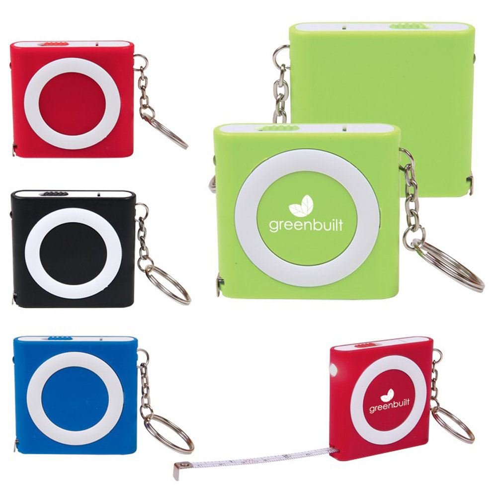 3 1/4 Ft. Tape Measure Key Light - Personalization Available
