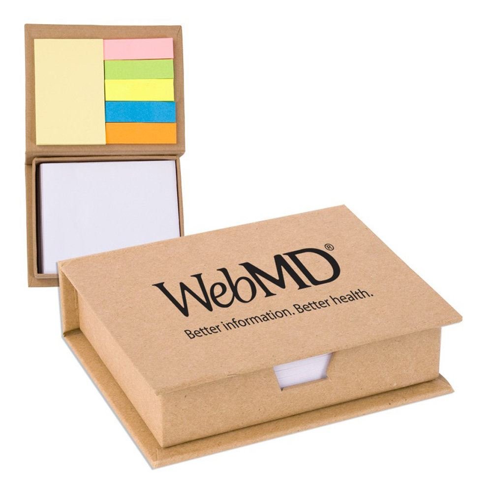 Eco/Recycled Sticky Note Memo Case | Positive Promotions