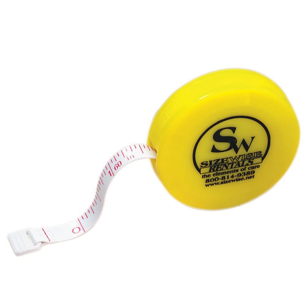 Tape Measure Rounded Round Tape Measure - Personalization Available | Positive Promotions