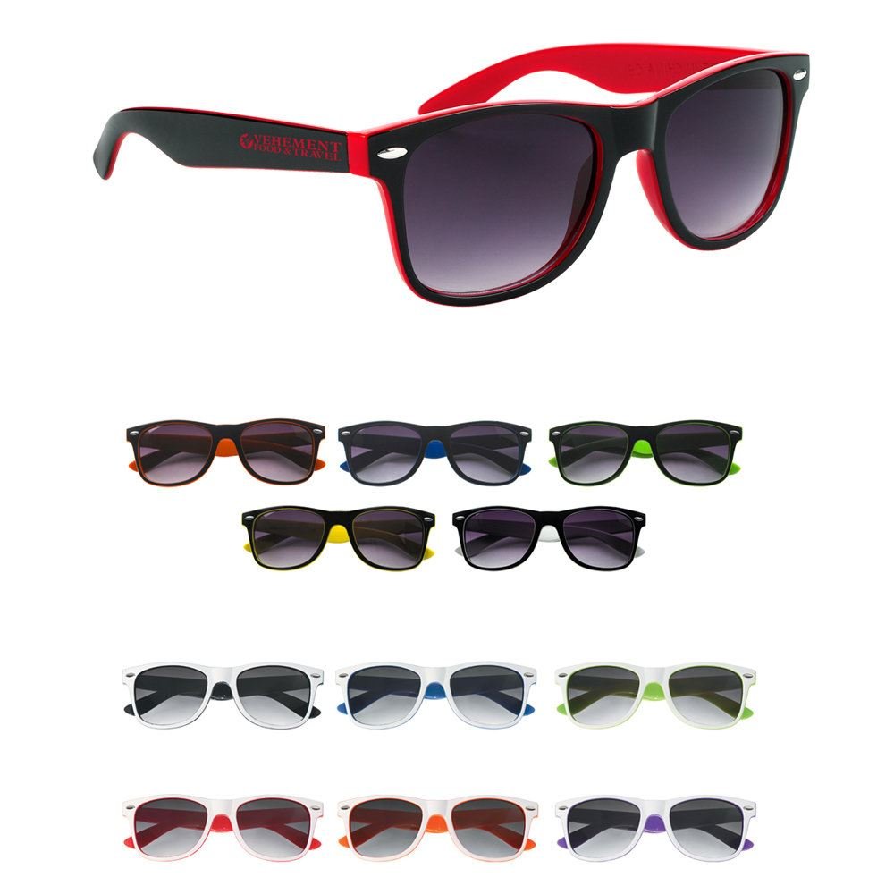 Two-Tone Sunglasses - Personalization Available