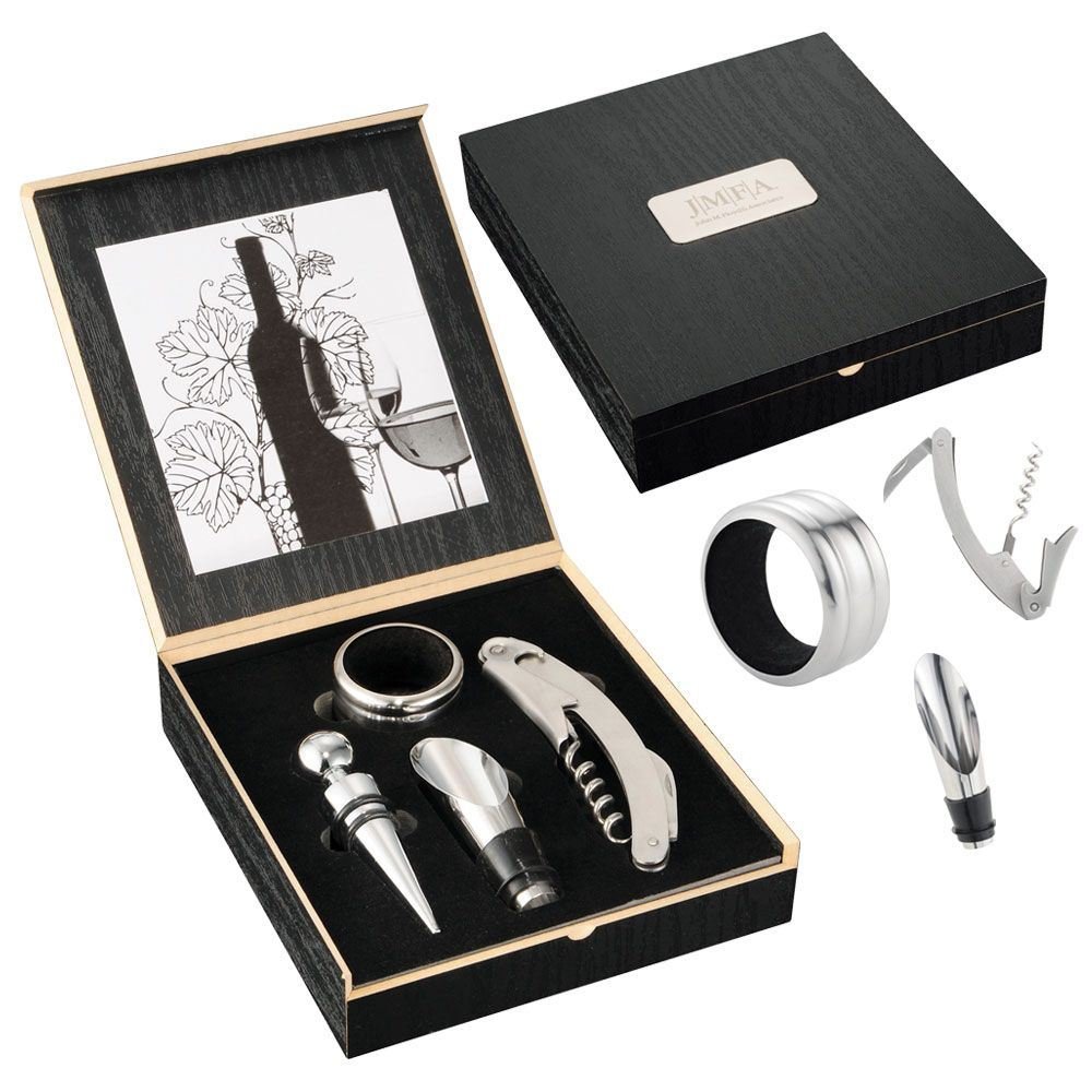 Belgio 4-Piece Wine Ensemble - Personalization Available