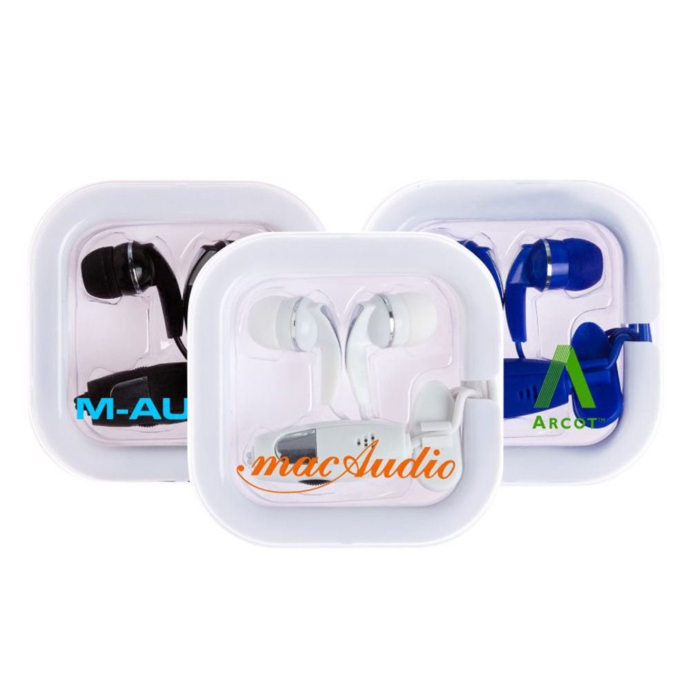 Super Bass Microphone Earbuds - Personalization Available